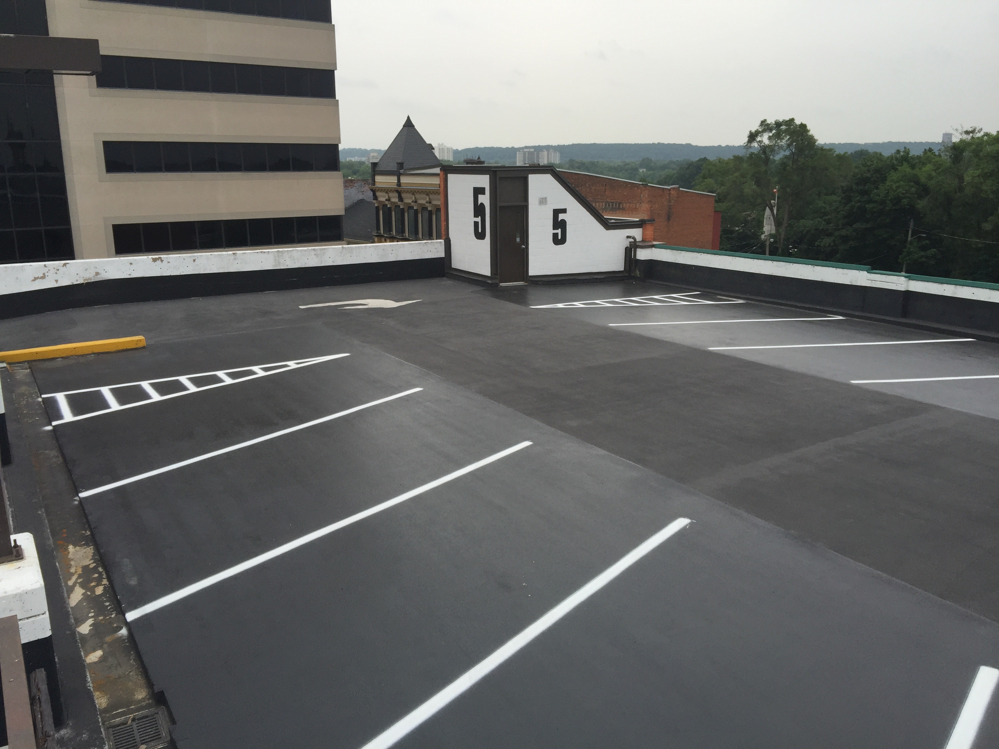  City of St. Catharines parking garage line painting